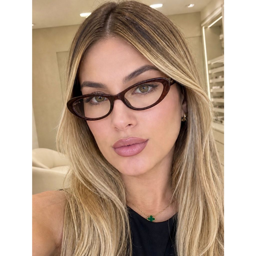 Óculos Feminino Pequeno Estilo Retrô Linha Premium Várias Cores