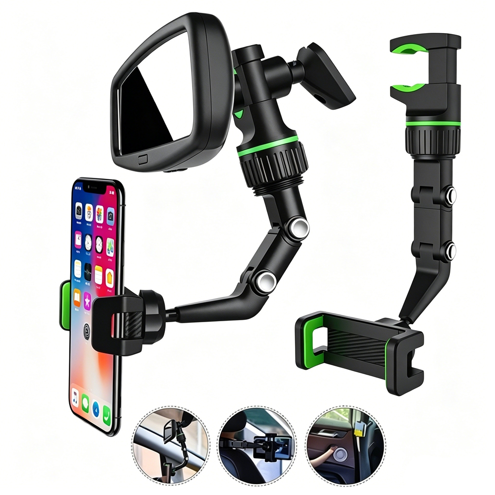 Suporte Multifuncional Carro Espelho Retrovisor e Mesa universal GPS para celular automóvel