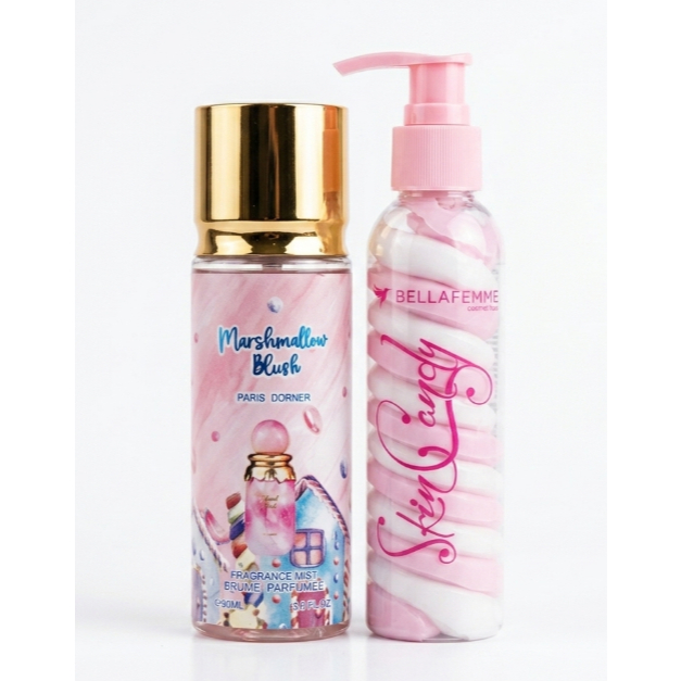 Kit Doce Atração Marshmallow Blush e Skin Candy Bella Femme