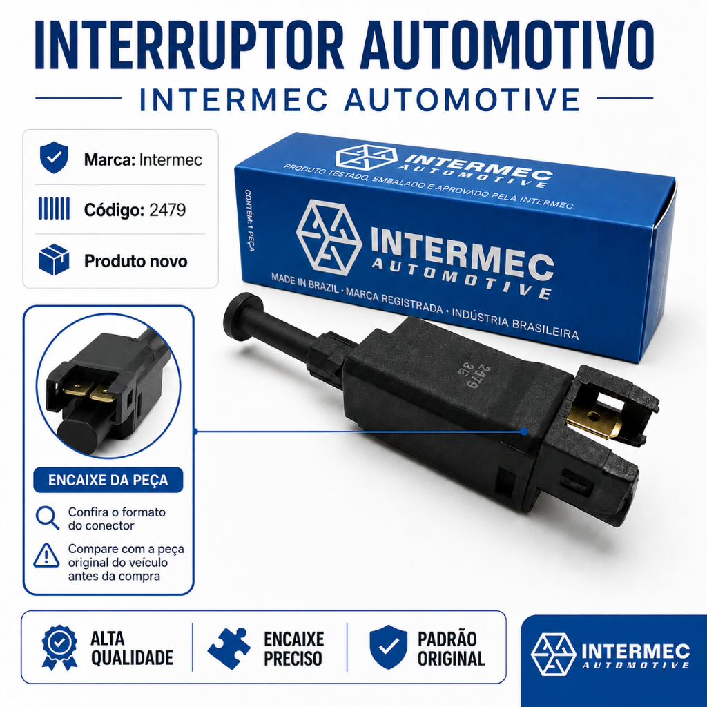 Interruptor Freio Volkswagen Gol Saveiro Parati Golf 191945515