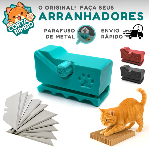 Cortador de Papelão para Arranhadores de Gato | DIY Pet | Corte Preciso CORTACAIXA