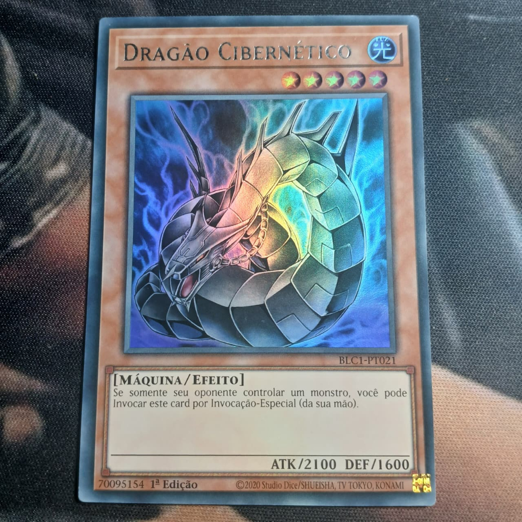 Dragão Cibernético Arte Alternativa - Ultra Raro Foil - Original - Yu-gi-oh / Yugioh