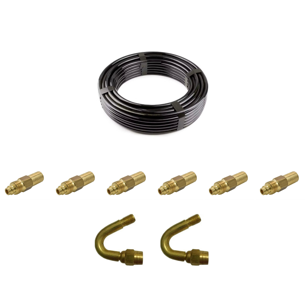 Kit Manutenção de Rodoar Rodocalibrador Bico Pneu Bico Curvo Caminhão Ônibus Mangueira Rodoar Acessorios