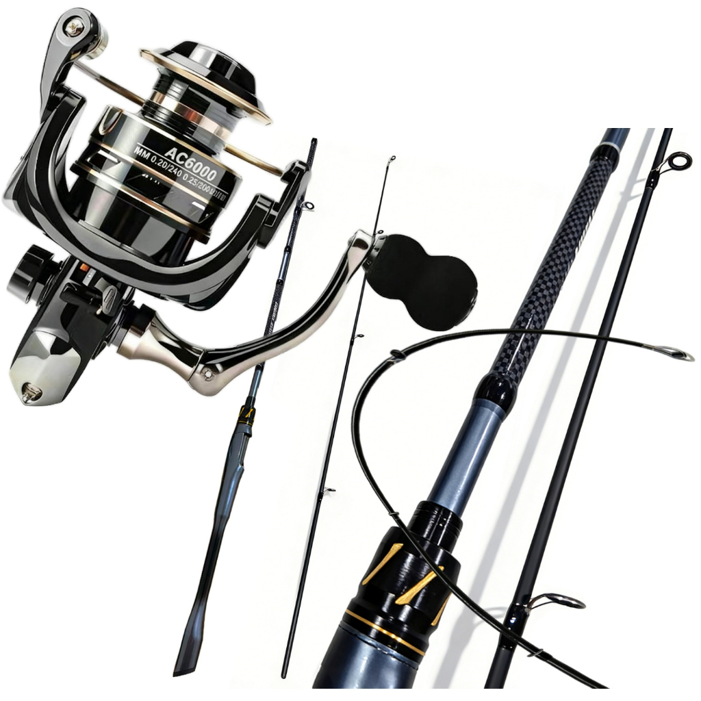 Fishing Rod Fishing Reel Carbon for Reel Durable for Sport Fishing- 1.68M Vara de pesca ou conjunto de varas de pesca