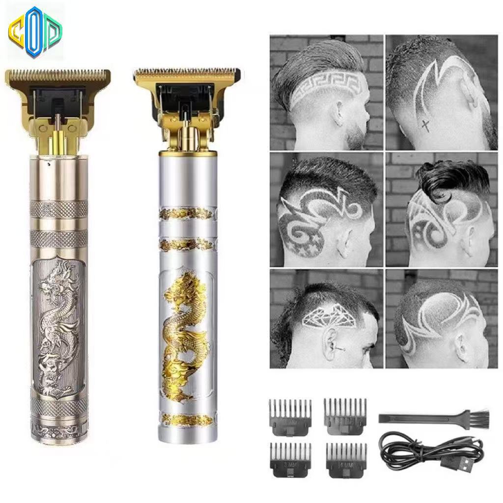 Máquina de Cortar Cabelo Elétrica Recarregável Sem Fio USB Bivolt COD