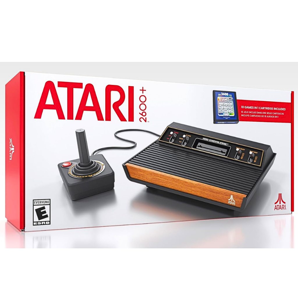Console De Videogame Atari 2600+ Deep Silver + Cartucho 10 Jogos em 1, Imagem HD, Envio Imediato