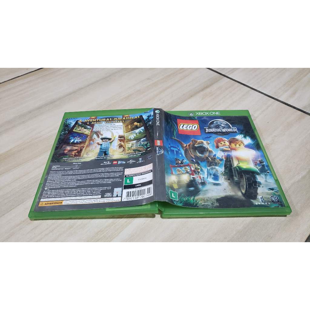 Lego Jurassic World Xbox One  SÓ A CAIXA SEM O JOGO! K88