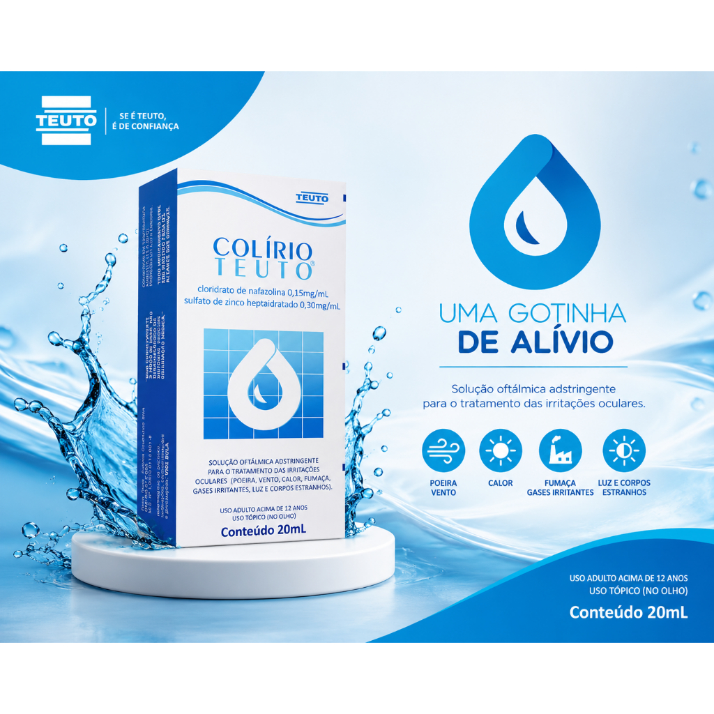 Colirio Teuto 20ml - Original
