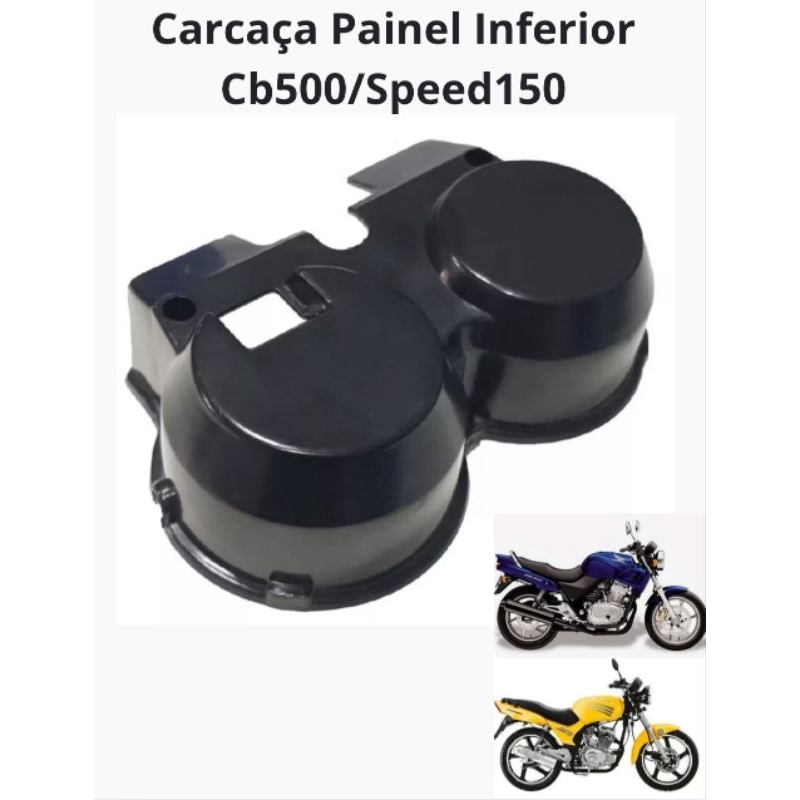 Carcaça Painel Inferior Moto Honda CB 500 97/02 Dafra Speed 150 Qualidade Premium
