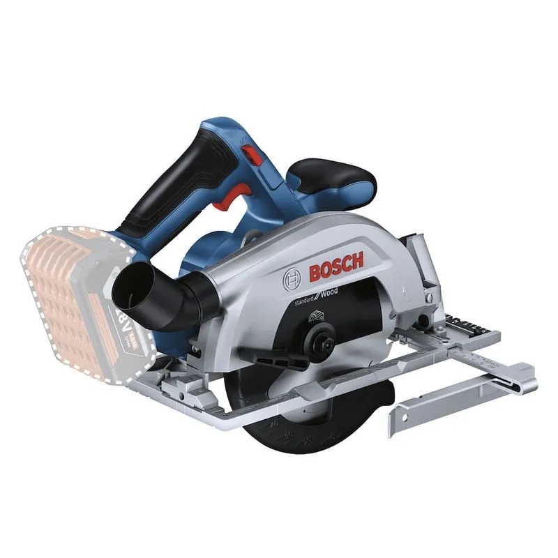 Serra Circular Bosch GKS 185-LI 18V Motor Brushless S/ Bateria + Disco Profissional