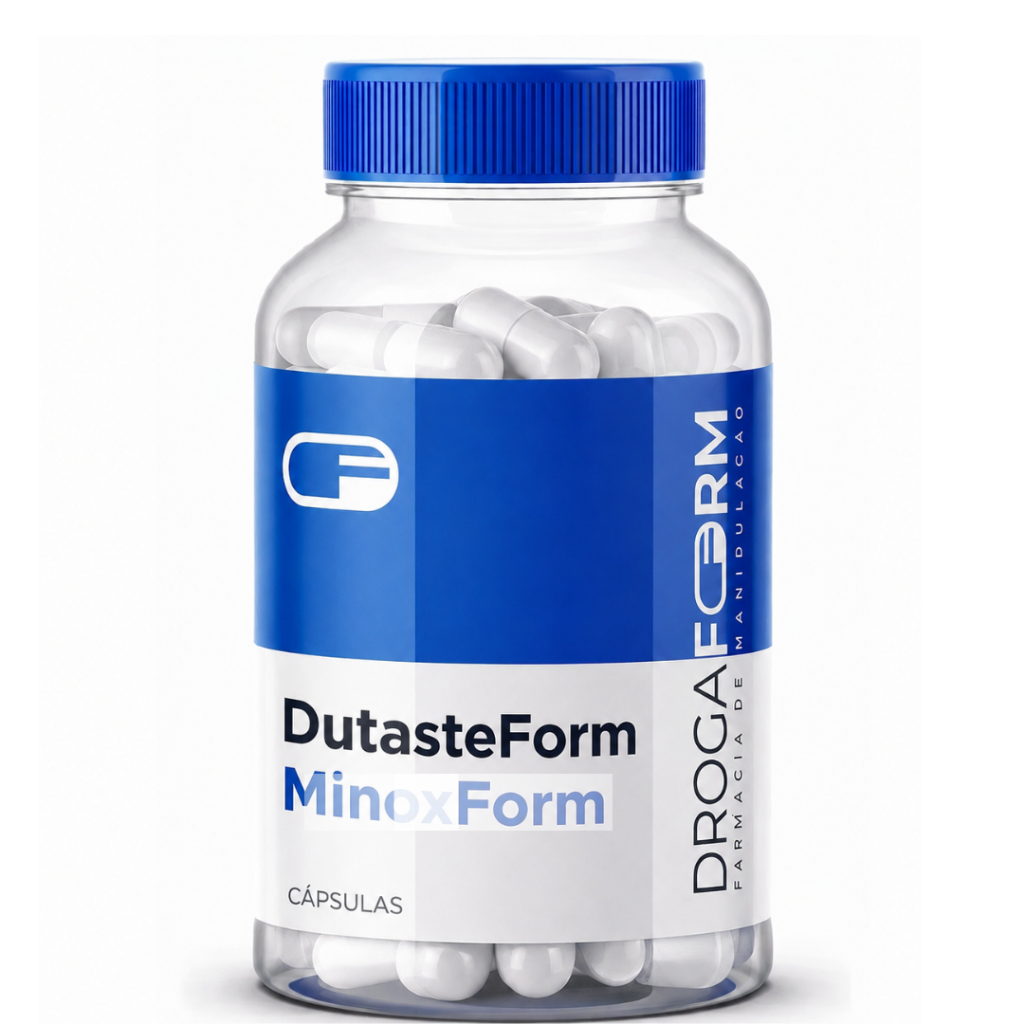 Formula para Queda e Crescimento Capilar Dutasteform 0,5mg + Minoxform hair 2,5mg