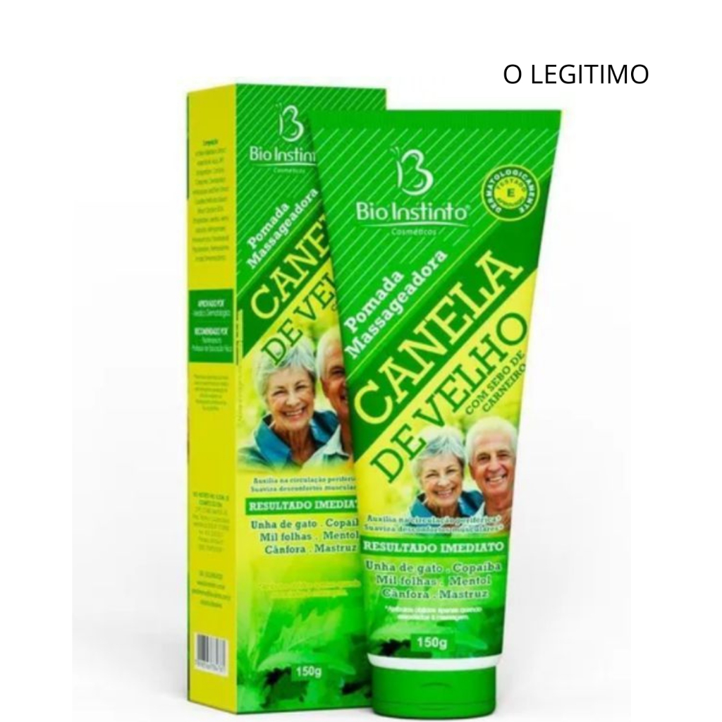 Pomada Canela de Velho 150g Bio Instinto o Legitimo