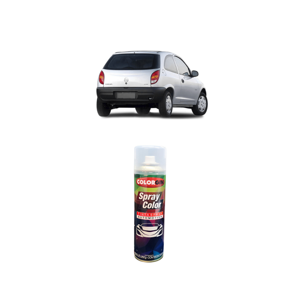 Tinta Spray Automotiva Gm Prata Escuna
