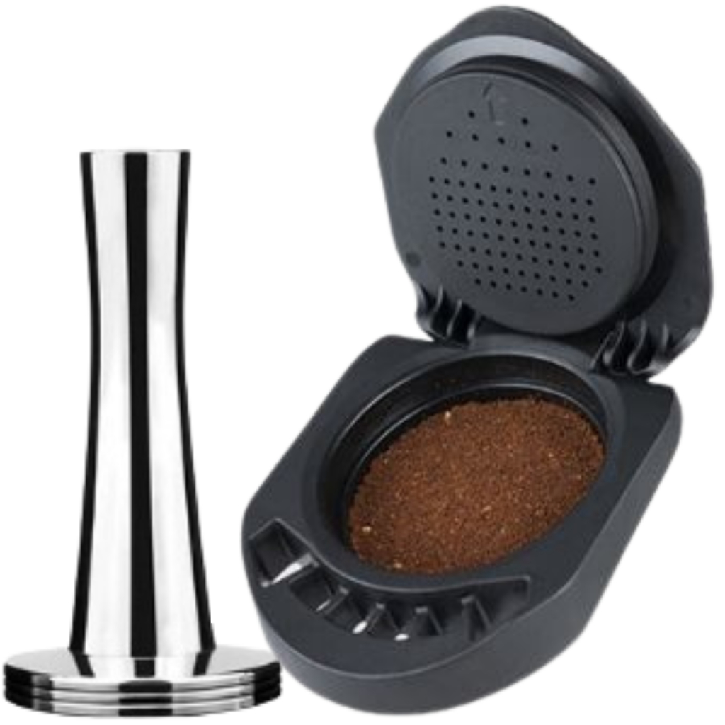 Adaptador Cápsula Dolce Gusto (genio S E Piccolo) + Tamper  PICCOLO XS - MINI ME - GENIO I - S BASIC