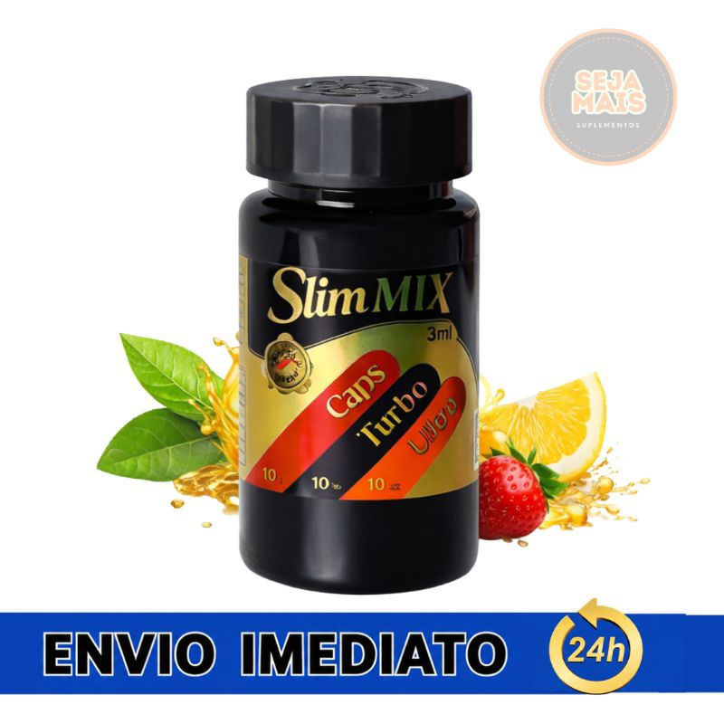 LINHA SLIM - MIX 3 EM 1 - PODEROSO COMPOSTO- 30 CÁPSULAS- ENVIO IMEDIATO