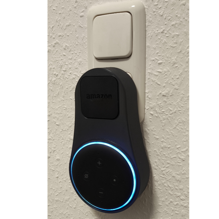 Suporte de Tomada para Amazon Echo Dot 3 (3rd Gen) Alexa Echo Dot 3 | Fácil Instalação e Organização Elegante