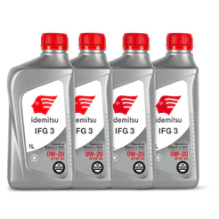 KIT 4 Óleo de Motor IDEMITSU IFG3 0W20 SP/GF-6A