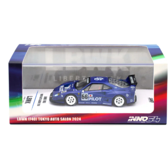 1/64 INNO64 Ferrari F40 LBWK Widbody Tokyo Auto Salon 2024 IN64-LWBKF40-T AS24