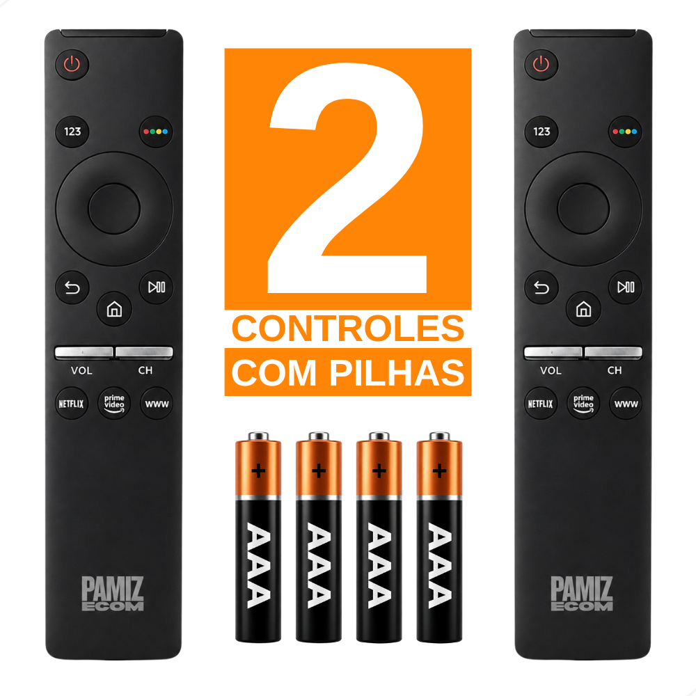 Controle Remoto Compativel Universal Tv Samsung Smart 4k
