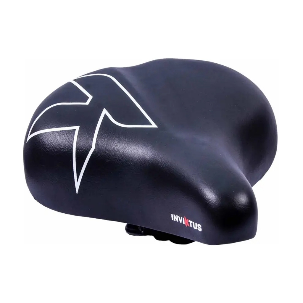 Banco Bike Selim Bicicleta Inviktus Confortavel Largo Refletor Molas Ergometrica