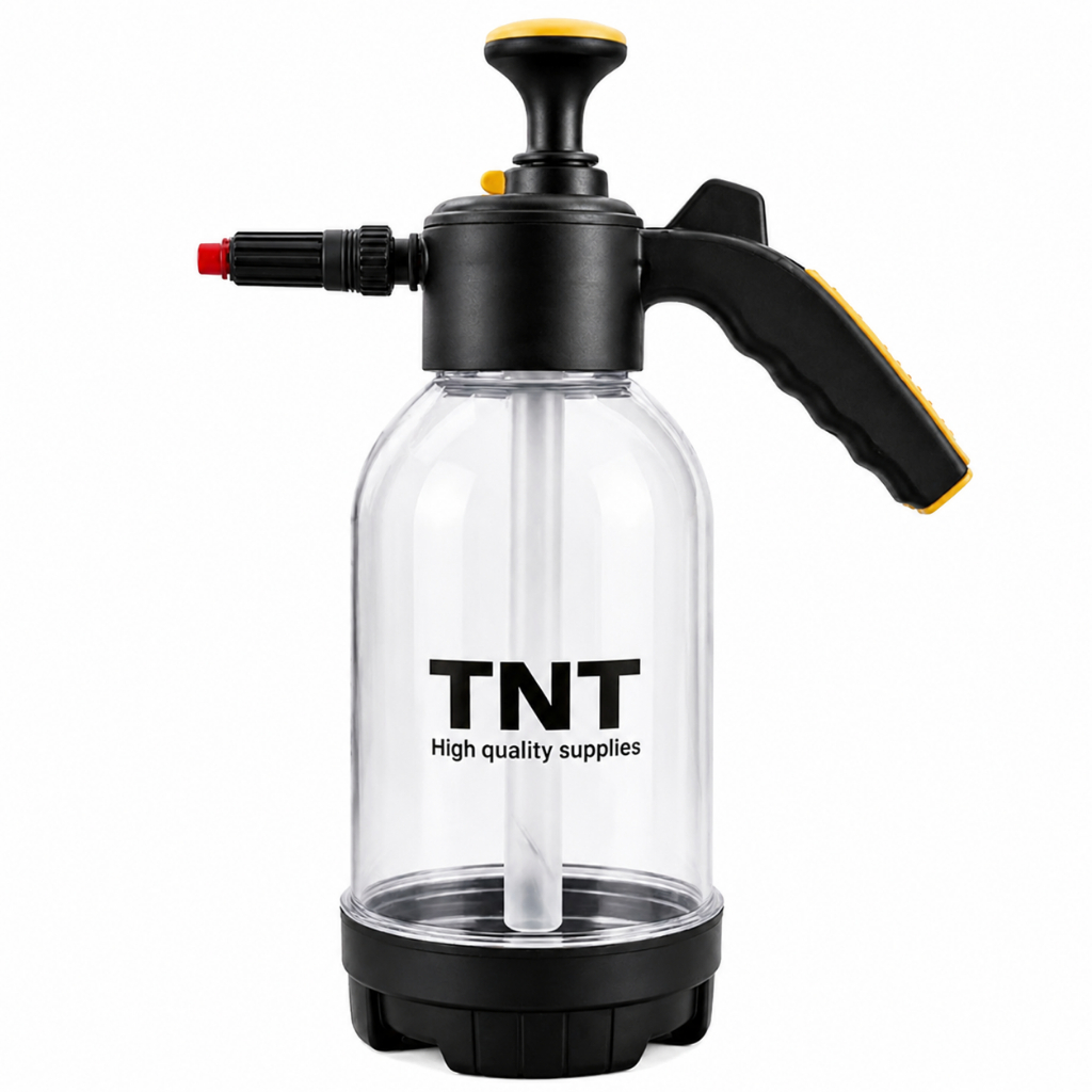 Pulverizador Snow Foam Manual TNT Portatil 2 Litros Compressão Prévia