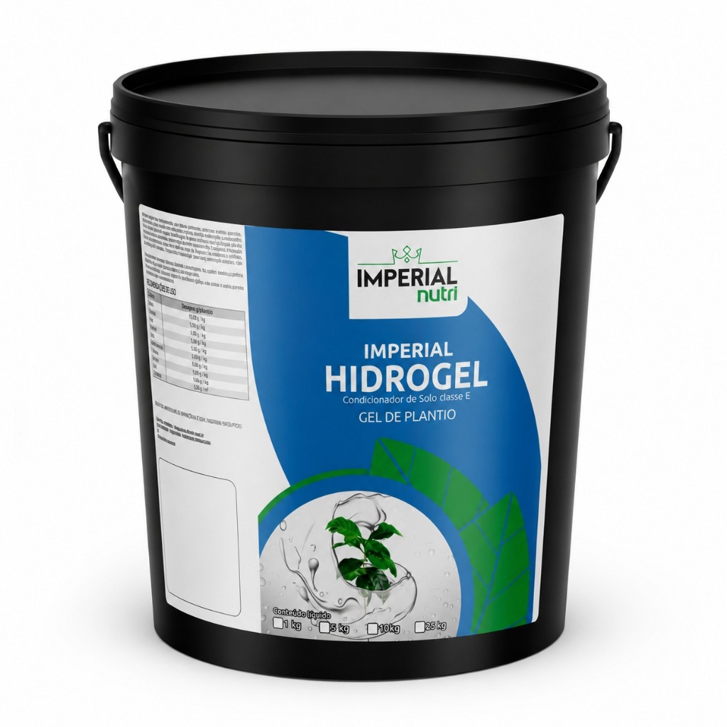 Gel para Plantio - Hidrogel Retentor de Agua - Planta - 5 KG- Imperial Nutri