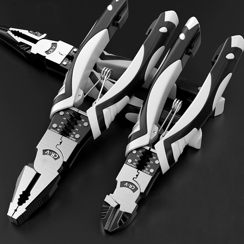 Multifunctional Wire Stripper for Electrician, Pliers, Crimping Tool, Cutting Wire Stripper