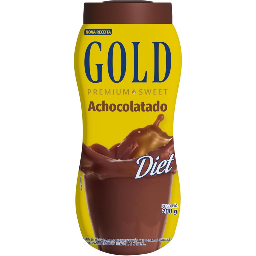 Achocolatado Em Po Diet Gold Premium Sweet 130g
