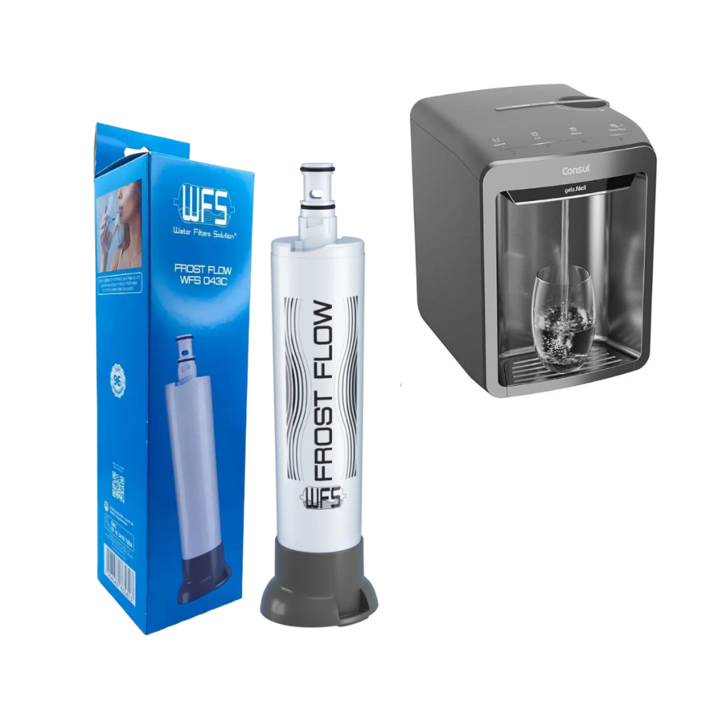 Refil Wfs Compatível Purificador Consul Cpb33ab Cor Cinza