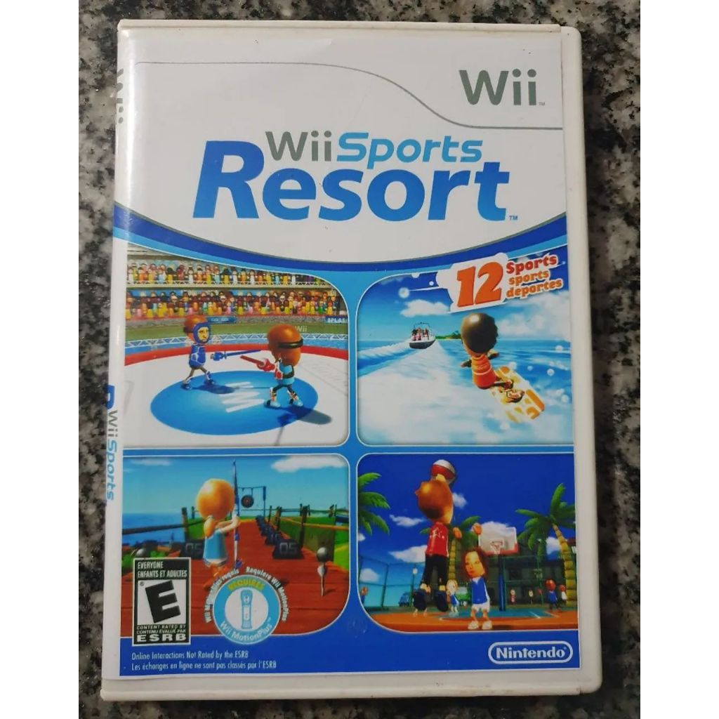 Jogo Wii Sports Resort para Nintendo Wii Original com manual
