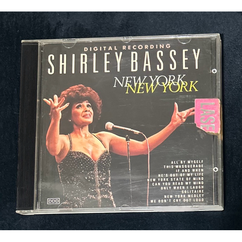 CD Shirley Bassey New York New York Movieplay 1992 Nacional Pop Jazz Voc