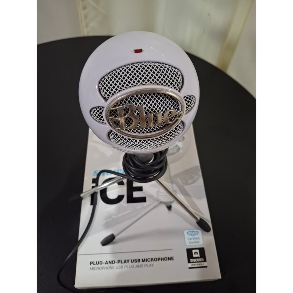 Microfone Condensador USB Blue Snowball iCE - Branco