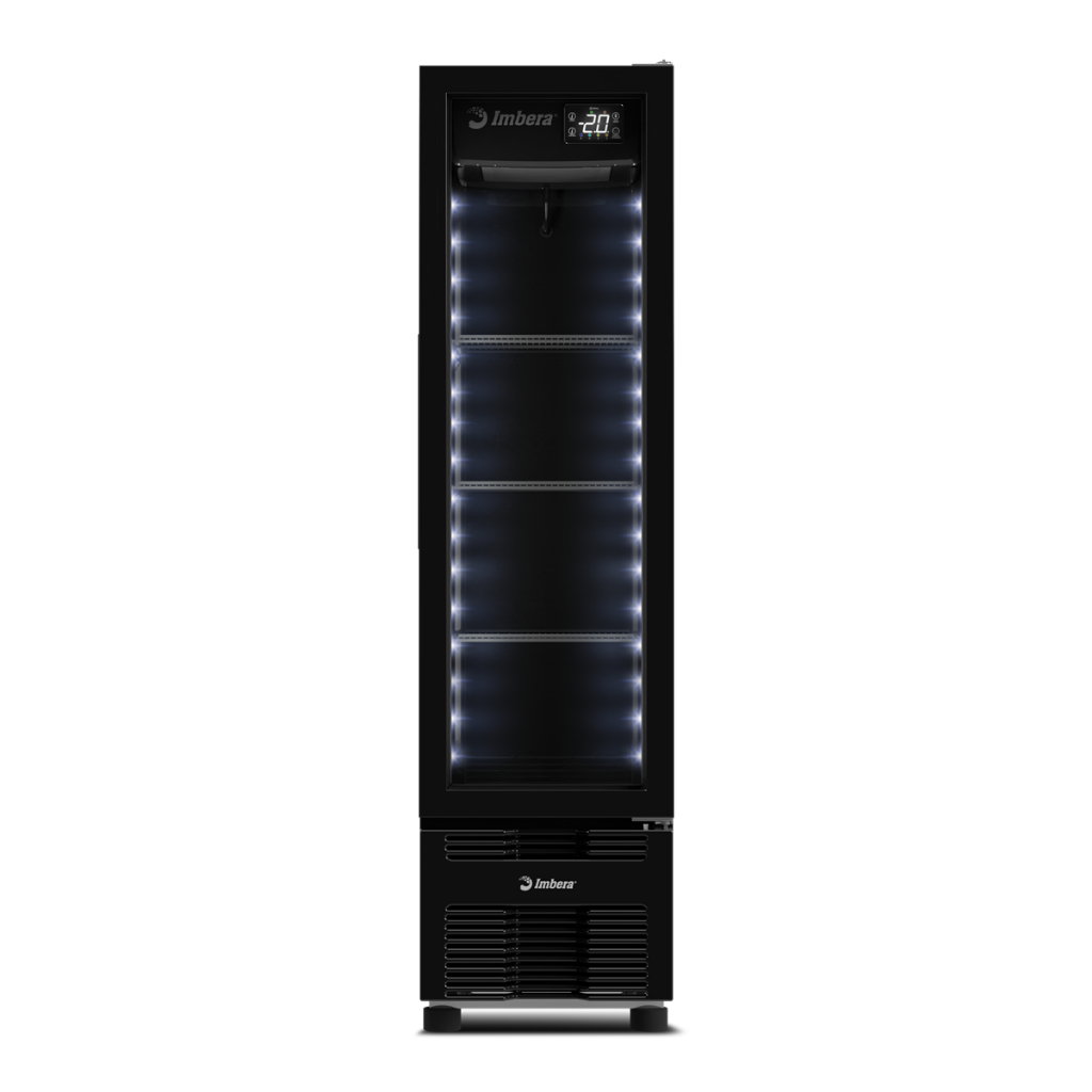Cervejeira Imbera 244l Full Black Porta Vidro