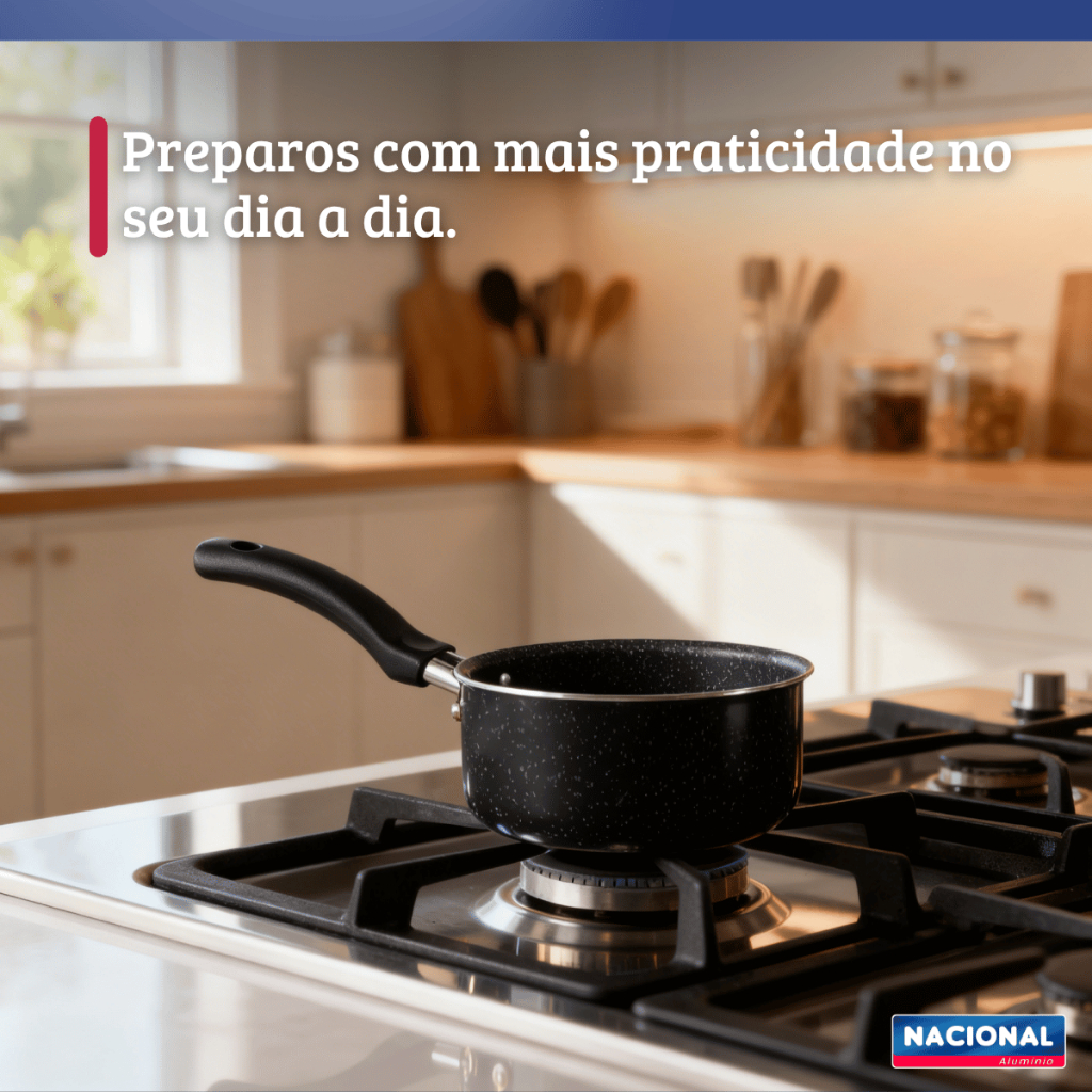 Papeiro Antiaderente 14Cm 900Ml Preto Nacional · foto 2