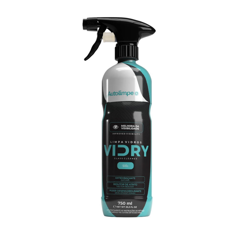 Cristalizador Antiembaçante Spray Autolimpe Vidry 750ml Vidro