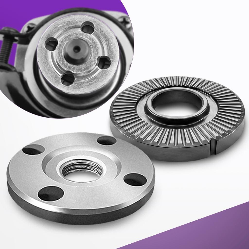 Jogo Flange Porca 20mm Compatível com Esmerilhadeira Makita Bosch 4 e 7 Polegadas
