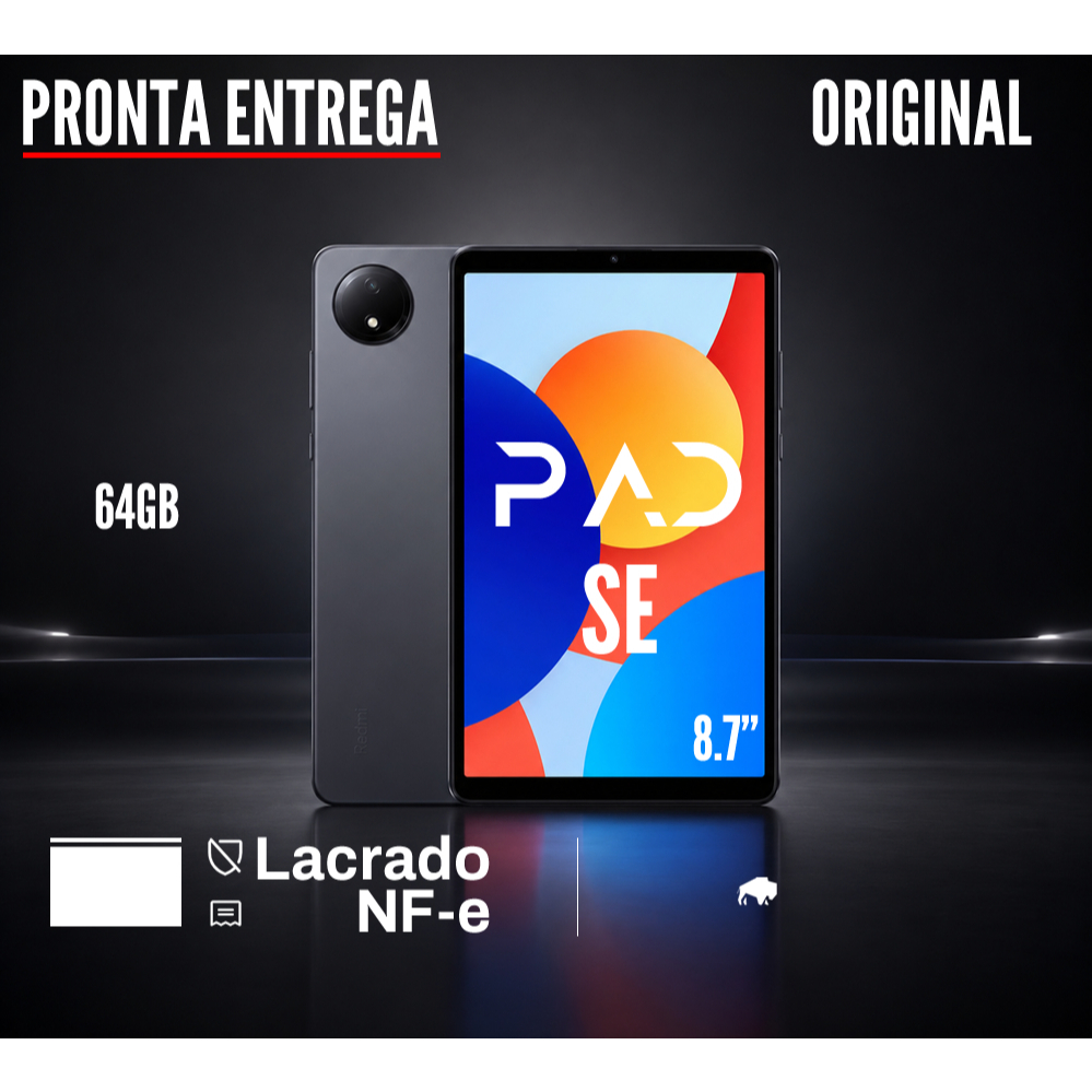 Tablet Xiaomi Redmi Pad SE Tela 8.7" WiFi 64GB