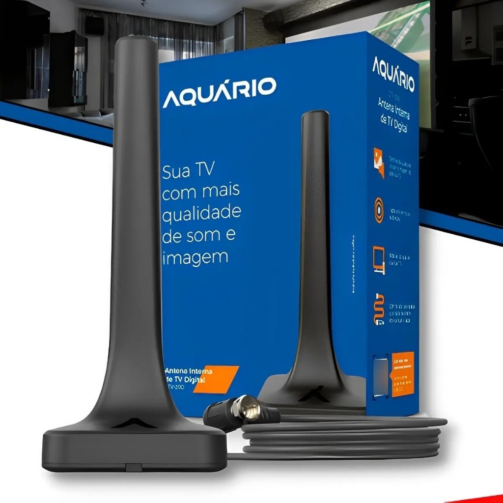 Antena Digital Interna Externa Full Hdtv 4K