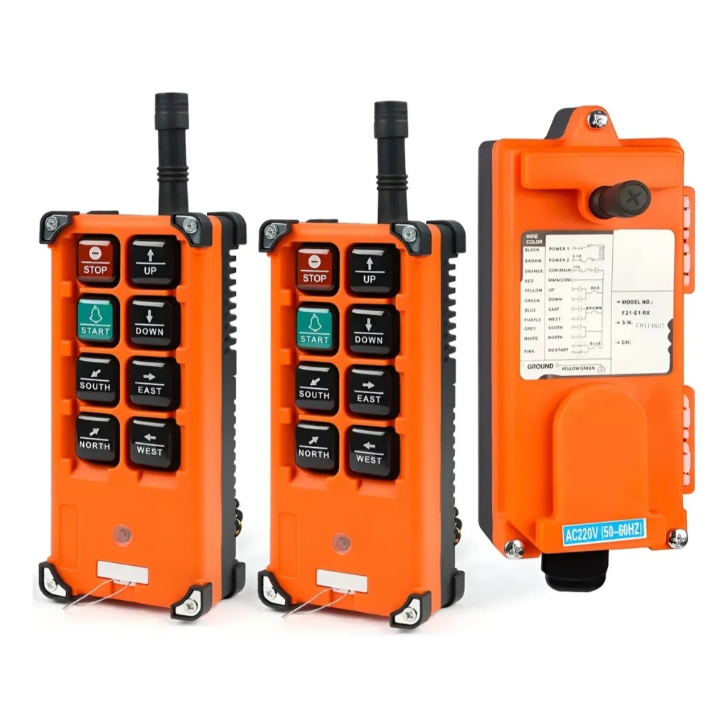 Controle Remoto Ponte Rolante Guincho Talha 2 Duplo 24v/220v