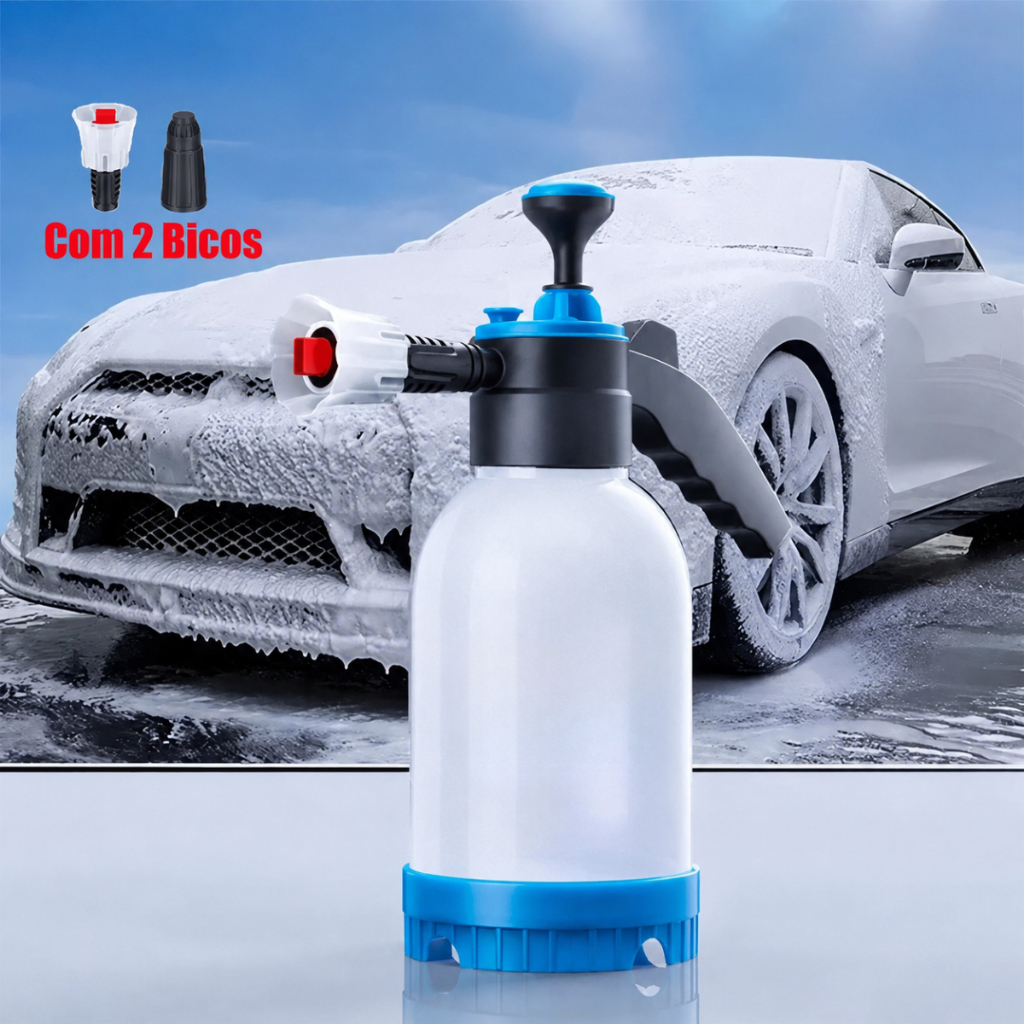 Borrifador Pulverizador Snow Foam Lavadora Espuma Manual 2 Litros Pulverizador Automotivo Espuma