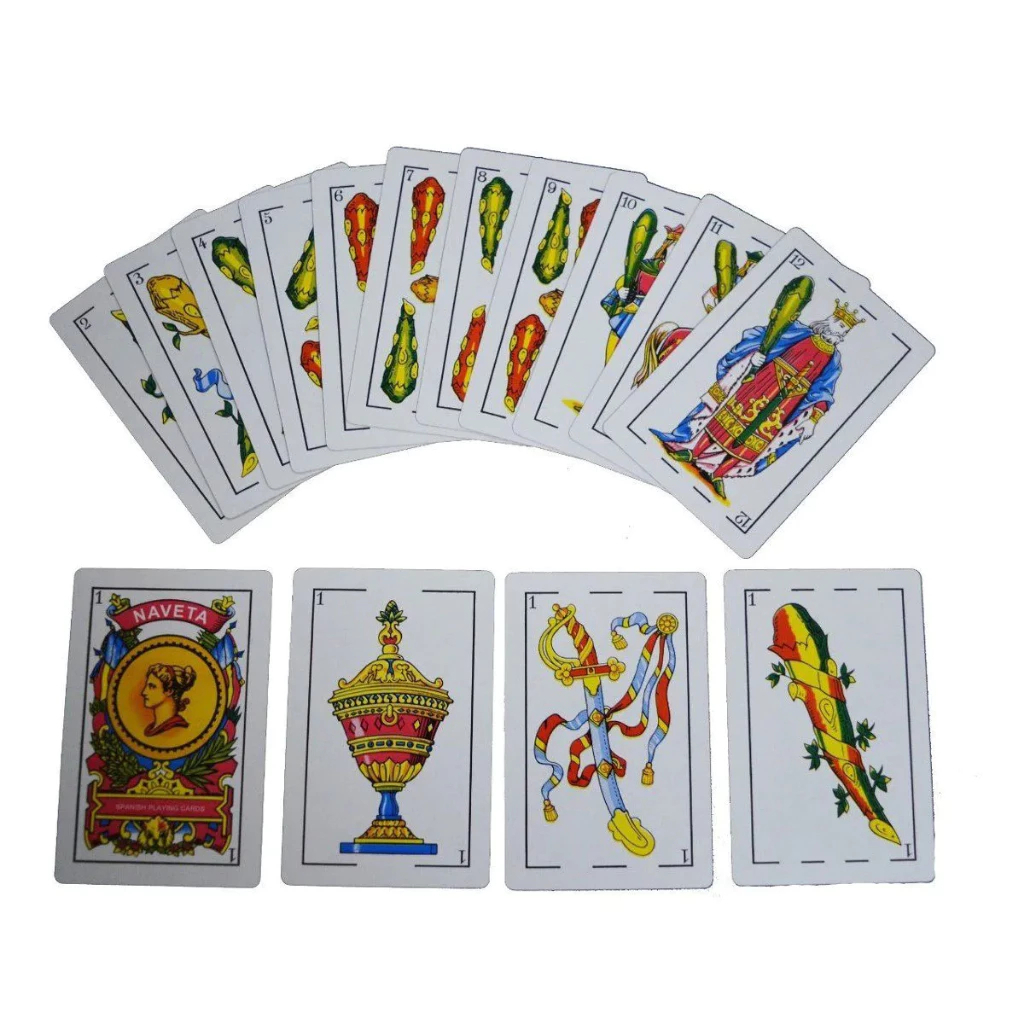 Baralho de Truco Espanhol Clássico Jogo de Cartas Canastra Buraco Pôquer