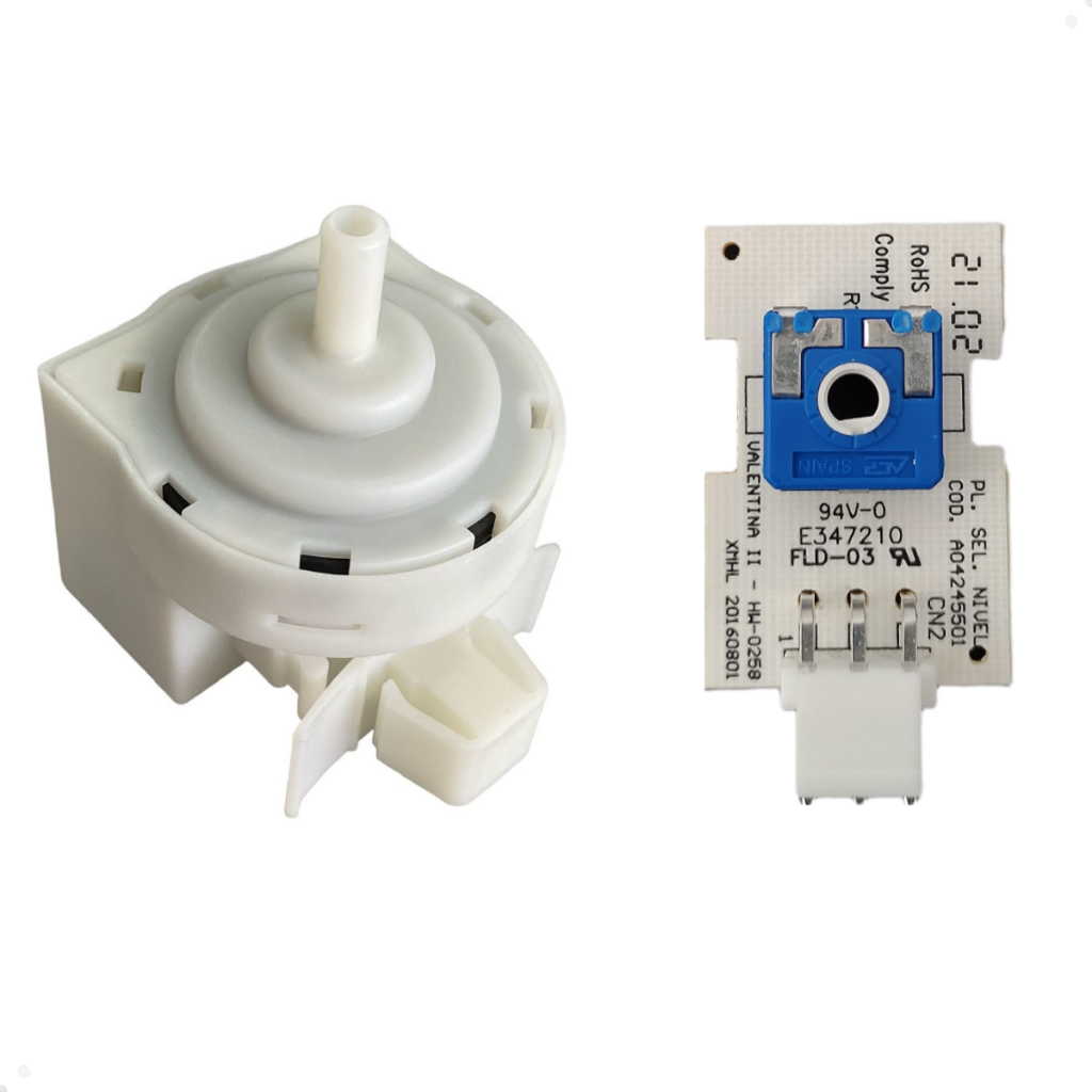 Kit Placa Seletora Nível + Pressostato Lavadora de Roupas Electrolux Original