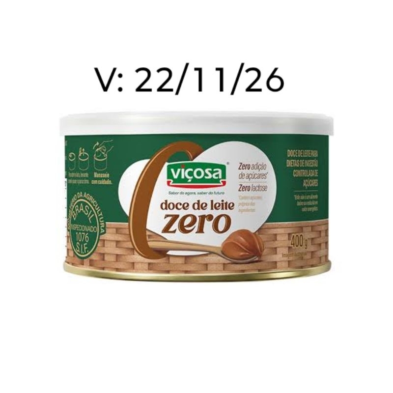 Doce de leite Viçosa Zero 400gr