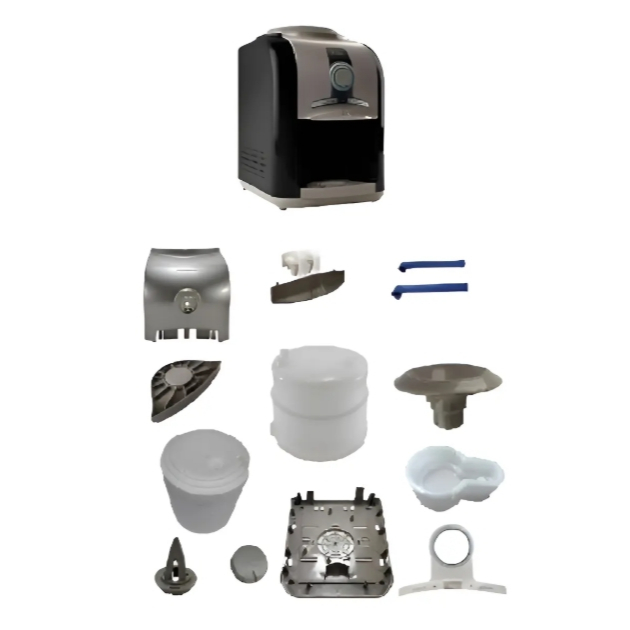Kit Completo Do Bebedouro De Mesa Esmaltec Preto Egm30