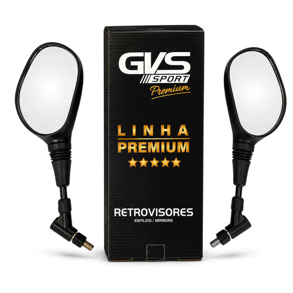 Retrovisor Xt 660 Rosca Yamaha Giro 360 Gvs Original Premium Lente Convexa