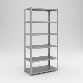 Prateleira Estante De Aço Galvanizado 198x90 Com 6 Divisória