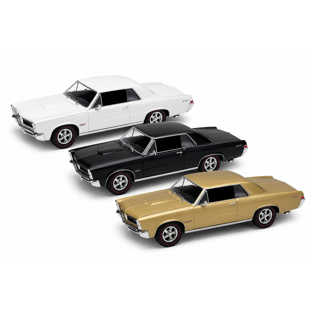 Miniatura Carro Pontiac Gto 1965 Escala 1:36 Welly Colecionável