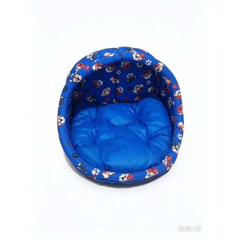 Casinha Caminha Iglu Pet 36x38x40cm | Gato e Cão Pequeno | Rosa , Azul e Preto