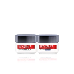 Kit L'Oréal Paris Hialurônico - Creme Hidratante Anti-idade Diurno + Noturno