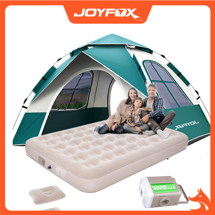 Barraca Camping4-5 Pessoas +Colchão insuflável com pés